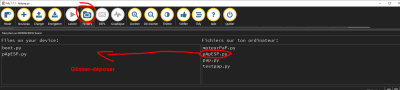 exemple de dépôt de fichier avec pApESP.py